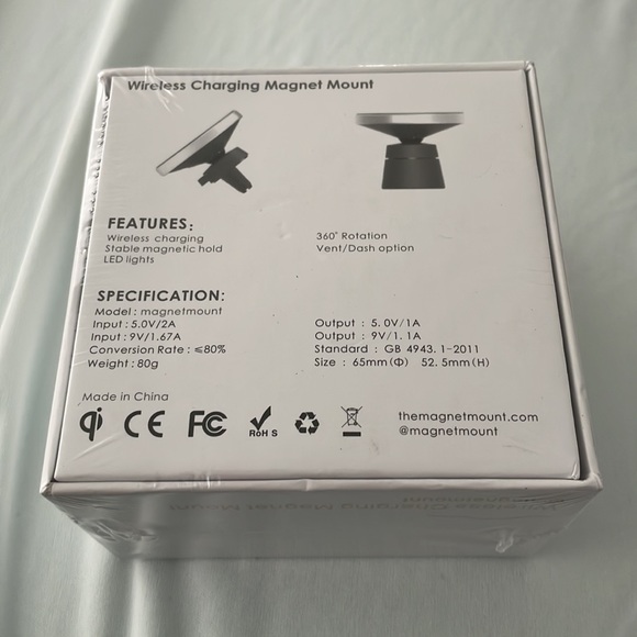 Wireless Charging Magnet Mount for cell phone - Picture 2 of 4